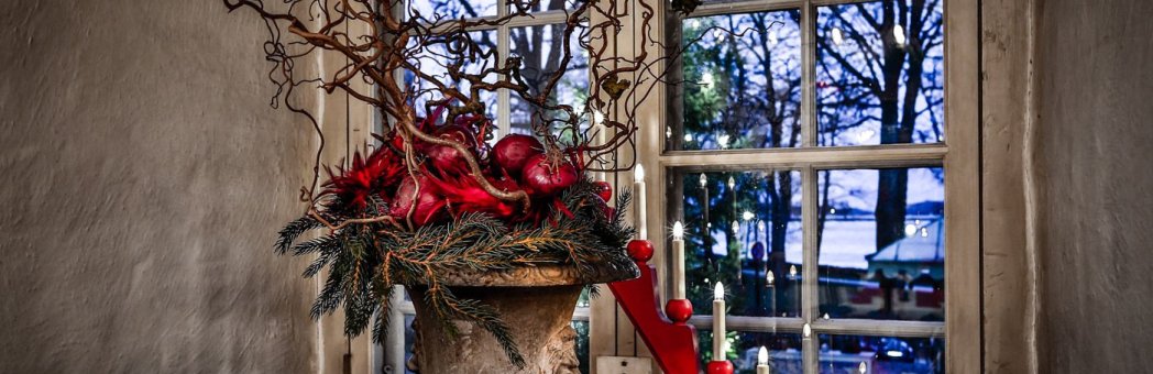 Juleudsmykning på klosteret