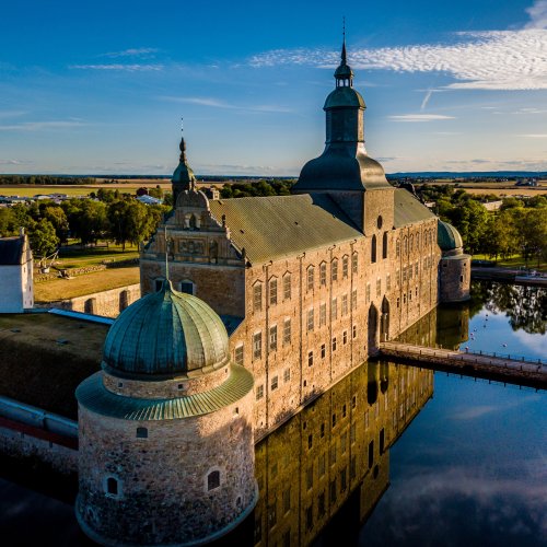 Luftfoto vadstena slot klosterhotel 27
