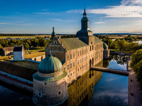 Luftfoto vadstena slot klosterhotel 27